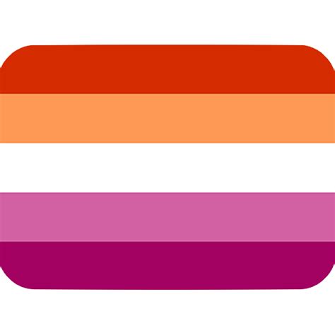 Lesbian Pride Flag Discord Emoji
