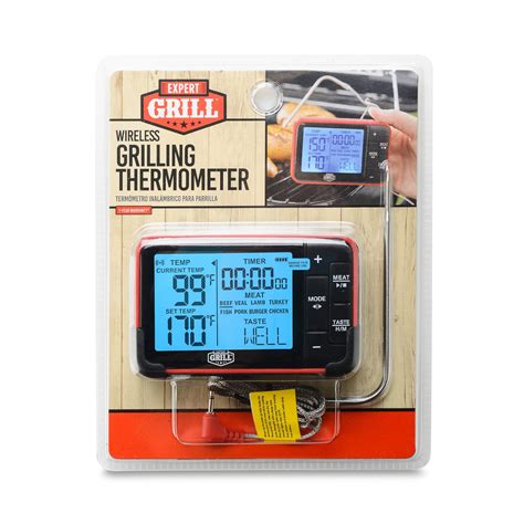 Expert Grill Soft Frame Wireless Digital Bbq Grilling Thermometer