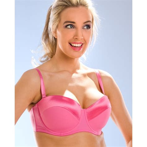 new ladies camille dark pink padded multiway underwired satin bra sizes