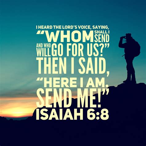 Isaiah 68 Send Me Encouraging Bible Verses