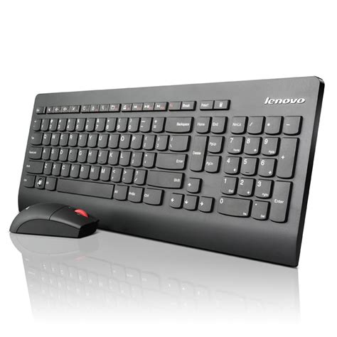 Lenovo Ultraslim Plus Wireless Keyboard And Mouse Lang Belgian Black