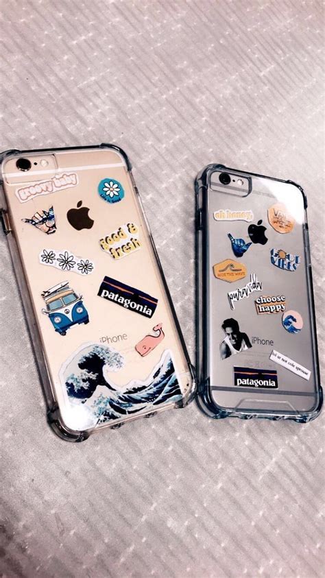 Aesthetic Phone Case Diy Clear Phone Case Minimalist Stickers