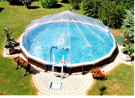Above ground, pool ideas could be a great inspiration to any homeowner, especially in warm climates. Above Ground Pool Domes
