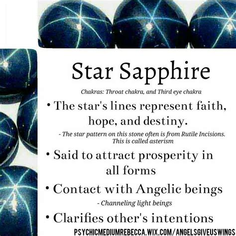 Star Sapphire Crystal Meaning Crystal Healing Stones Crystal