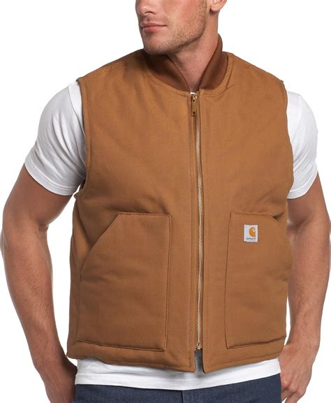 Carhartt Mens Arctic Quilt Lined Duck Vest Regular And Big And Tall
