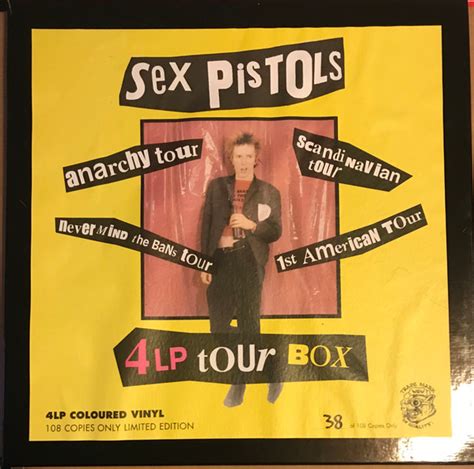 Sex Pistols 4 Lp Tour Box Box Set 108 Coloured Vinyl Copies Vinyl