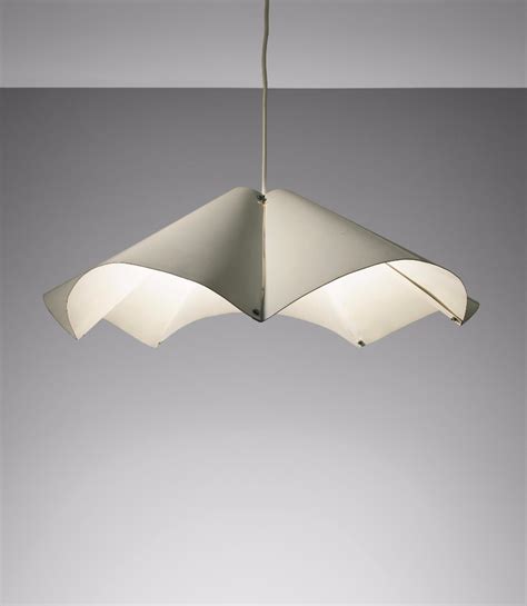 Gino Sarfatti 2134 Enameled Aluminum Ceiling Light For Arteluce