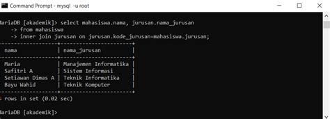 Menampilkan Data Pada Mysql Dengan Perintah Select