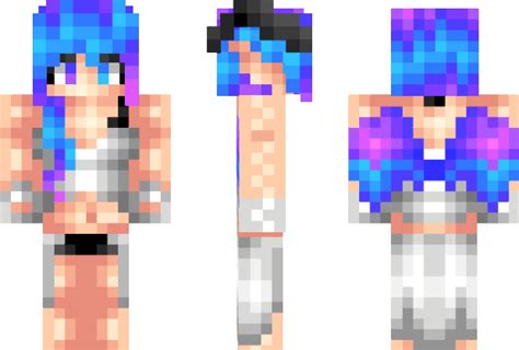 Pixeledme Dragon Girl Minecraft Skin Minecraft Girl Skins