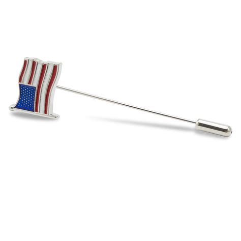 United States Flag Lapel Pin Usa American Wave Flag Enamel Lapel Pin