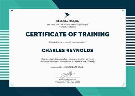Free Company Training Certificate Template In Psd Ms Word Publisher