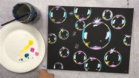 How To Paint Bubbles Step By Step Painting With Tracie Kiernan Step