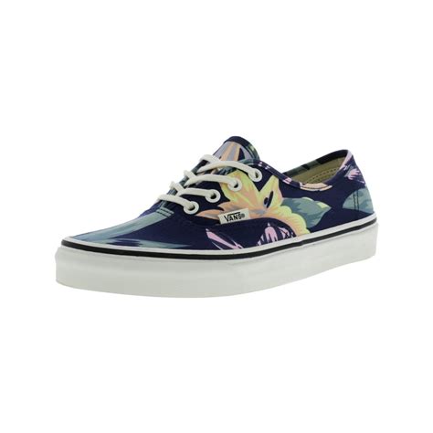 Vans Authentic Vintage Floral Navy Marshmallow Ankle High Canvas