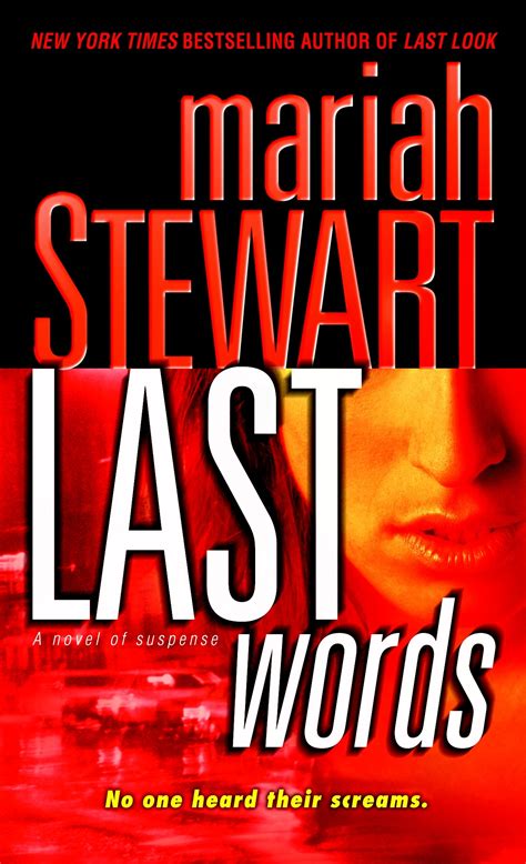 Last Words By Mariah Stewart Penguin Books Australia