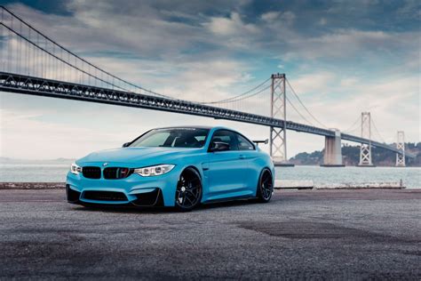 Frozen Yas Marina Blue Bmw M4 Is The Ultimate Smurf Carscoops Bmw