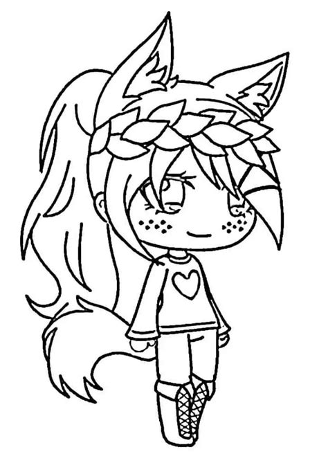 Fox Girl With Freckled Face Is Wearing Laurel Wreath
