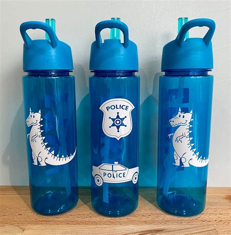 Personalised Police Water Bottle Bpa Free 550ml Etsy