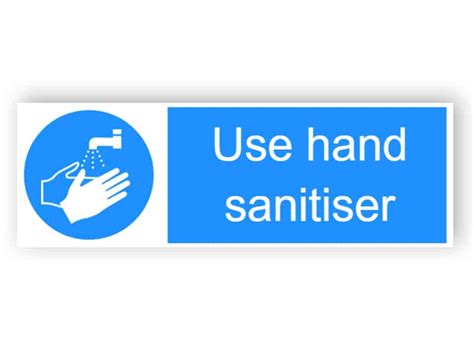 Use Hand Sanitiser Landscape Sticker Edit And Order Online