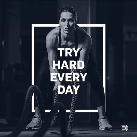 Try Hard Every Day Try Harder Motivation Day