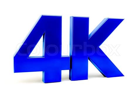 4k Ultra High Definition Television Technology Logo Icon