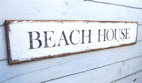 Beach House Signs Wood Beach Signs Coastal Decor Beach Etsy