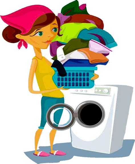 Clean Clipart Clean Clothes Washing Machine With Clothes Png