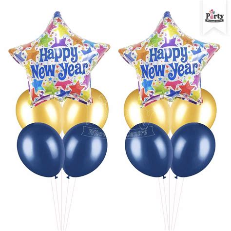 Happy New Year Designer Foil Balloon Party Package Party Wholesale