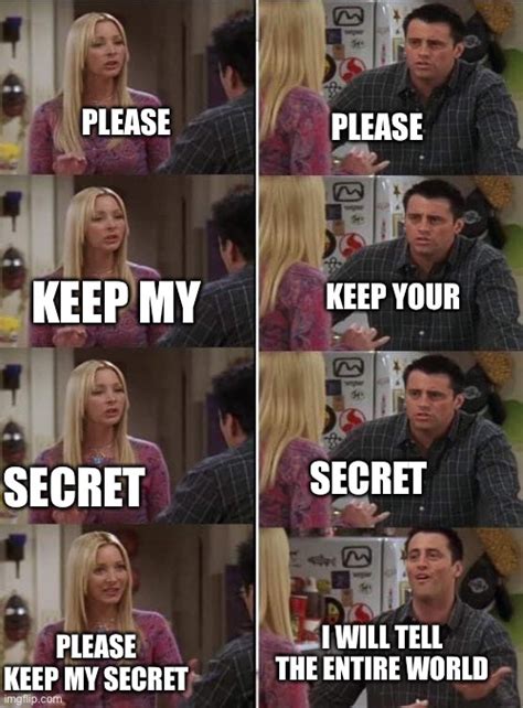 Friends Meme Template Joey And Phoebe Meet My Joey And Phoebe