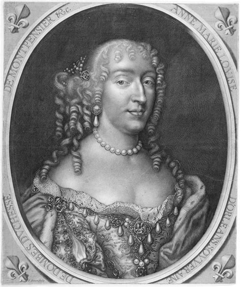 Montpensier Anne Marie Louise Von Orléans Herzogin Von 1627 1693