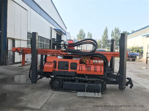 Meters Dth Drill Rig Hard Rock Borehole Well Dth Crawler Underground Water Drill Rig China