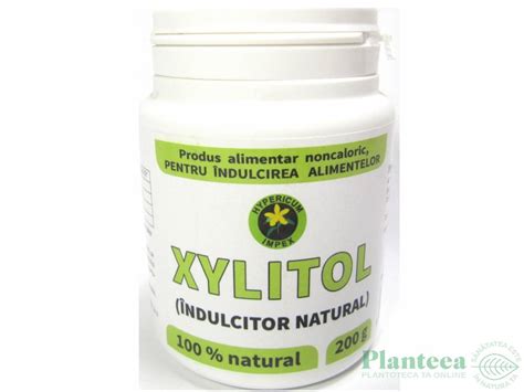 Xylitol Indulcitor Pulbere G Hypericum Plant Pret Lei Planteea