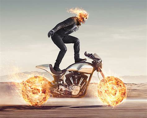 1280x1024 Keanu Reeves On Biker Ghost Rider 1280x1024 Resolution Hd 4k