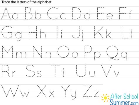 Free Printable And Traceable Alphabet Letters