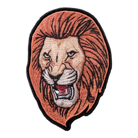 Roaring Ferocious King Of Lions Patch Animal Back Patches Ebay