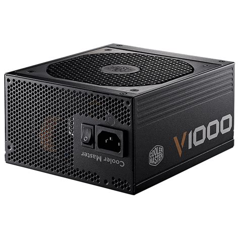 V W Fully Modular Plus Gold Certified Power Supply Cooler