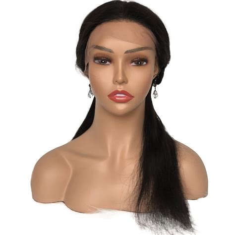 Buy Rossyandnancy Realistic Female Mannequin Head With Shoulder Manikin Pvc Head Bust Wig Head