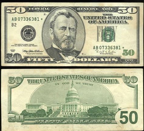 1996 50 Us Federal Reserve New York Star Note Crisp Unc Cur 06240