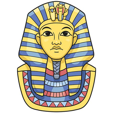 Easy How To Draw King Tut Tutorial And King Tut Color