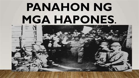 Solution Panahon Ng Hapones Studypool
