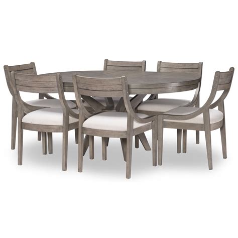 Legacy Classic Greystone 7 Piece Table And Chair Set Fashion