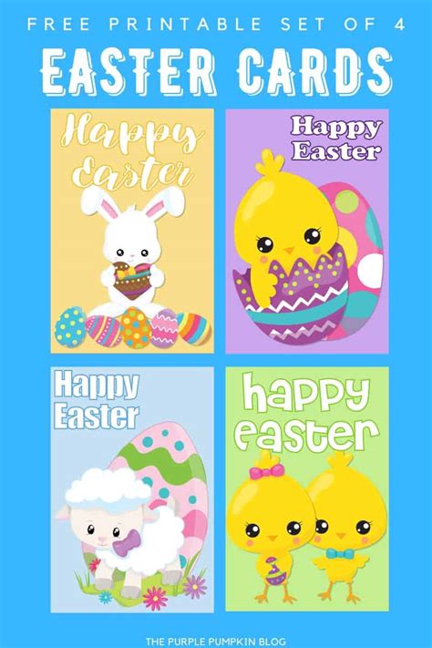Cute Free Printable Easter Cards