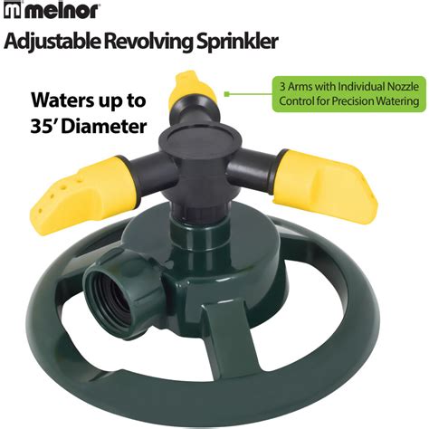 Adjustable Revolving Sprinkler Melnor Inc
