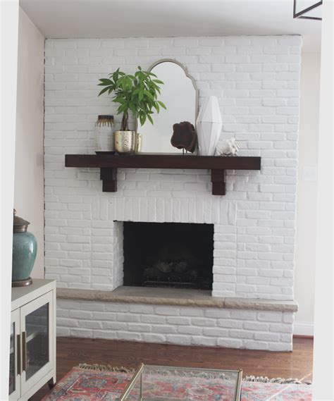 Painting My Brick Fireplace