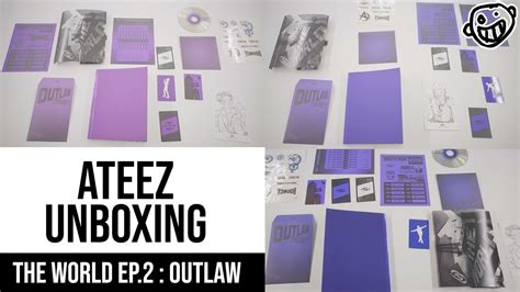 Ateez Unboxing The World Ep Outlaw All Versions New Album By
