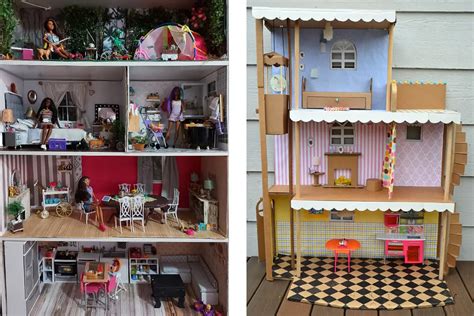 How To Make A Diy Dollhouse For Barbie Dolls Suni Doll