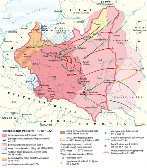 Mapa Wojna Polsko Bolszewicka Paklenica Mapa