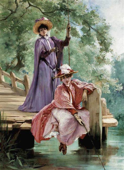 Clairin Georges Jules Victor Elegant Ladies Fishing Flickr