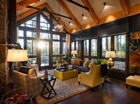 Rustic Living Room Ideas And Decorating Hgtv