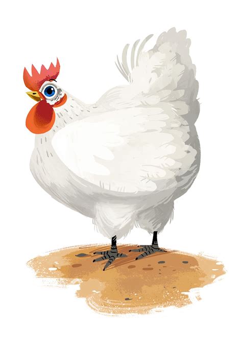 Chickens Chicken Illustration Cute Animal Illustration Character