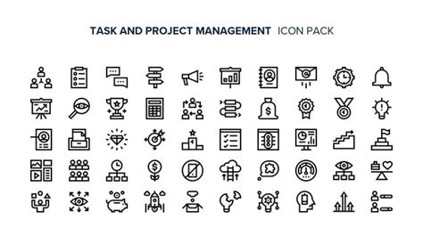 Premium Icon Task And Project Management